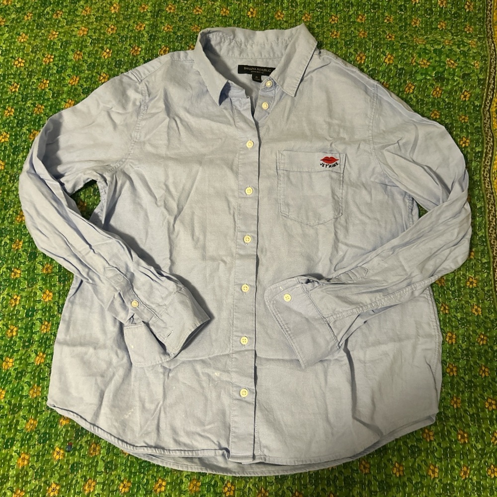 Light Blue Button-Up Shirt